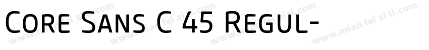 Core Sans C 45 Regul字体转换